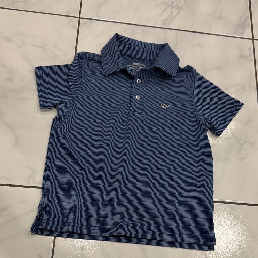 Vineyard Vines Kids Navy Polo Shirt